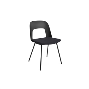 HAY - Layout Chair 113 - Black Leg / Black Shell / Seat Steelcut Trio-195